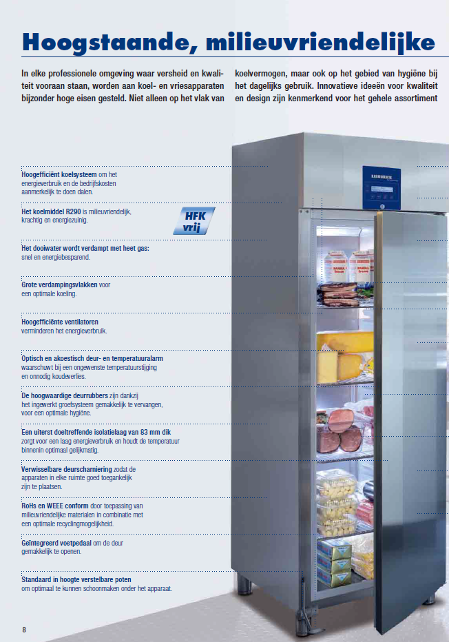 Liebherr Refrigerateur Et Congelateur 400 L Pour Le Boulanger