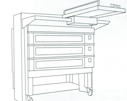 ELEVATEUR POUR ENFOURNEURS INTEGRE POUR FOUR SALVA MODULAR type NXD