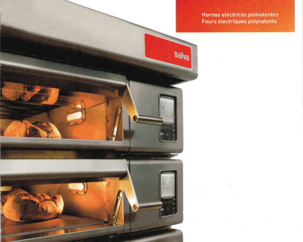 SALVA MODULAR patisserie oven 2x2 pl 40/60 op rijskast - vorig model