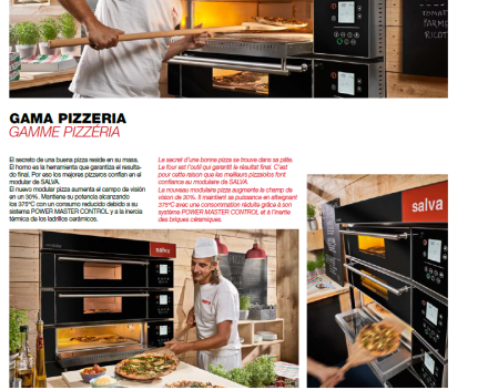 SALVA type MODULAR pizza oven - nieuw en vorig model