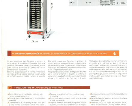 SALVA étuve pour 22 plaques 40/60