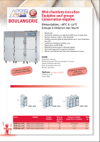 Armoires patisserie ACTIF 60/80 positive et negative