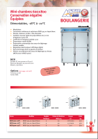 Patisseriekasten ACTIF 60/80 positief en negatief