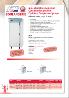 Armoires patisserie ACTIF 60/80 positive et negative