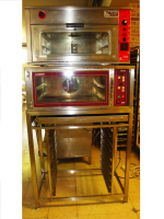 LEVENTI bake off oven 2 pl 40/60+onderstel (Tweedehands)