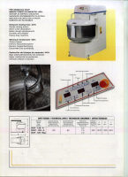 Industriële OTTO kneder 8-vormige spiraal