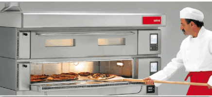 SALVA type MODULAR pizza oven - nieuw en vorig model