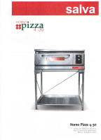 Promotion: SALVA four à pizza 2 étages 8x30 cm