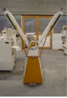 Uitroltafel 60x150 cm op sokkel (Tweedehands)